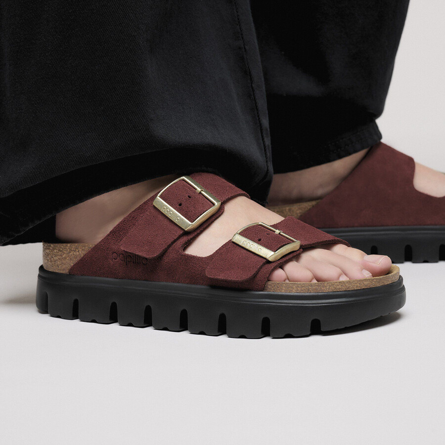 arizona platform suede leather