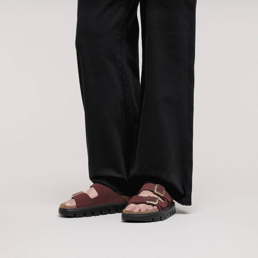 arizona platform suede leather