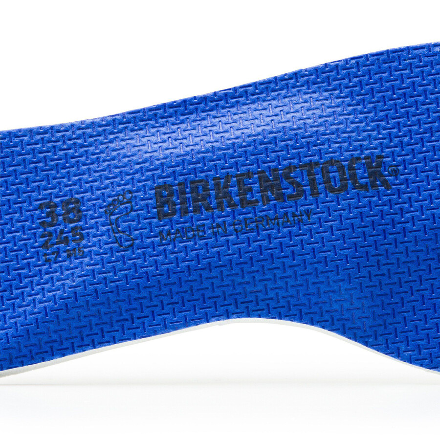 comfort insole birko tex textile blue