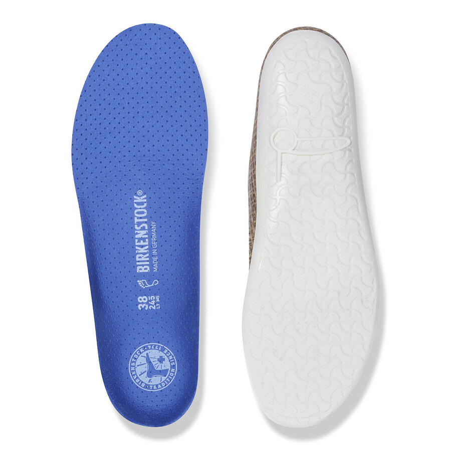 blue footbed for sneakers