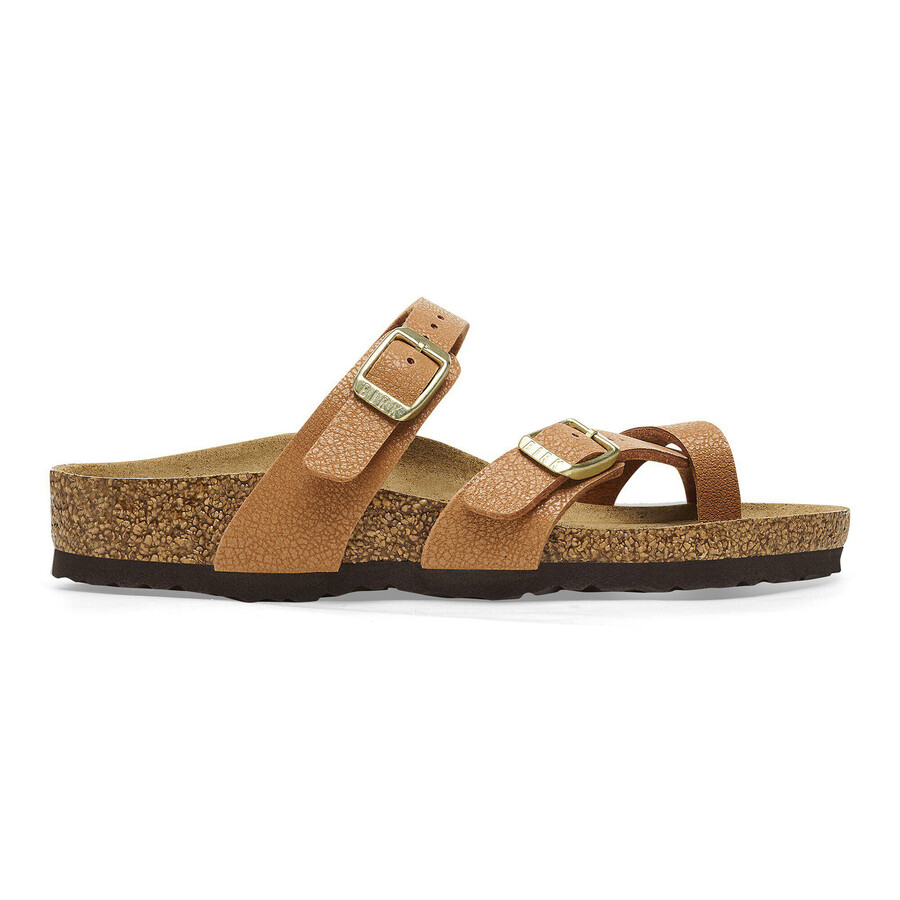 mayari kids birko-flor nubuck grained pecan