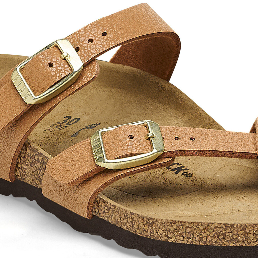 mayari kids birko-flor nubuck grained pecan