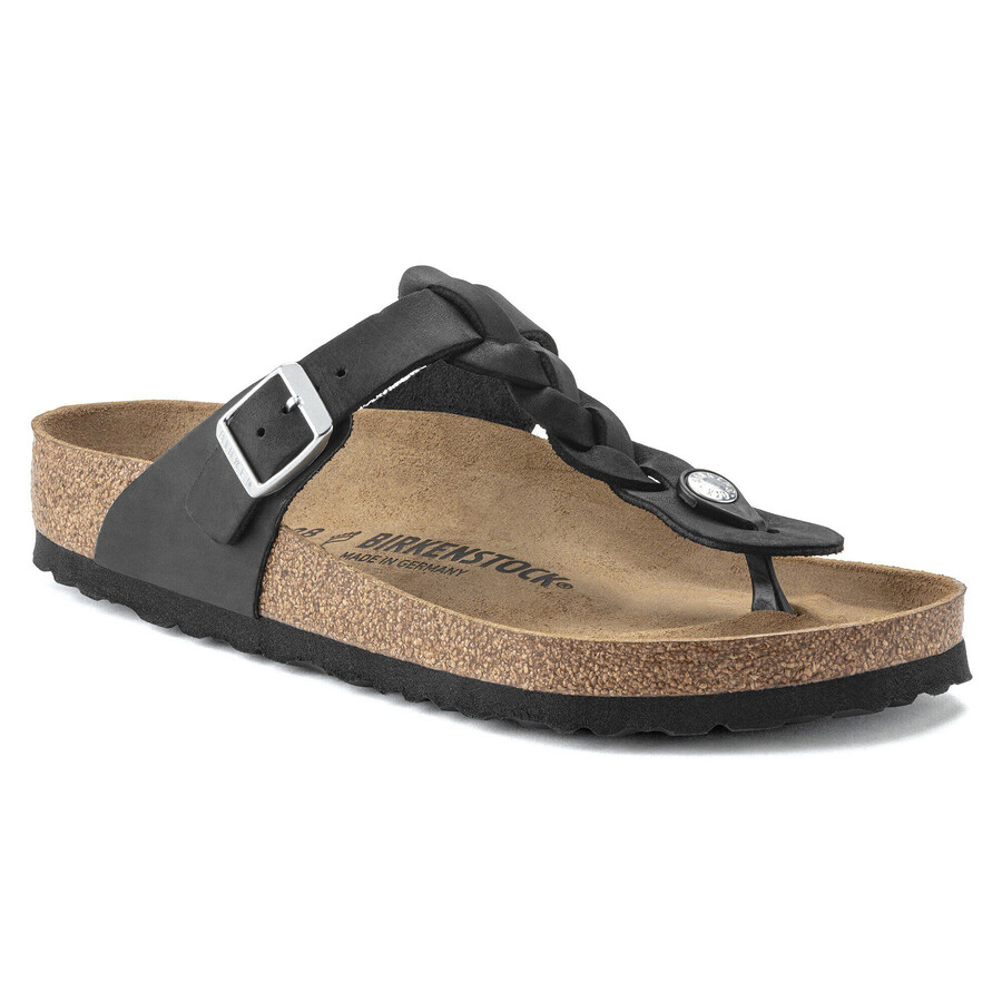 gizeh braided waxy leather