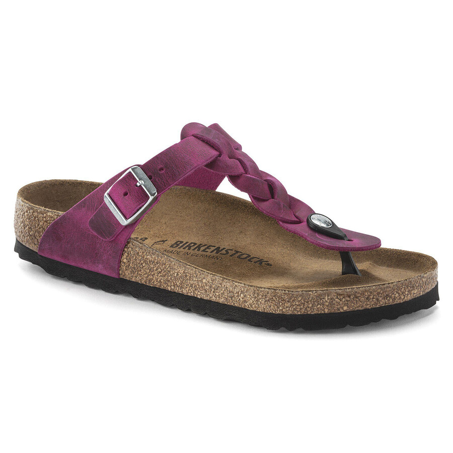 gizeh braided waxy leather