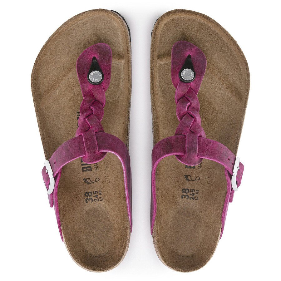 gizeh braided waxy leather