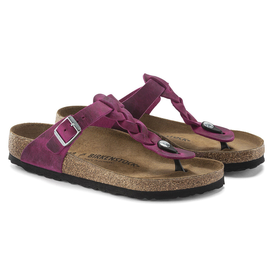 gizeh braided waxy leather