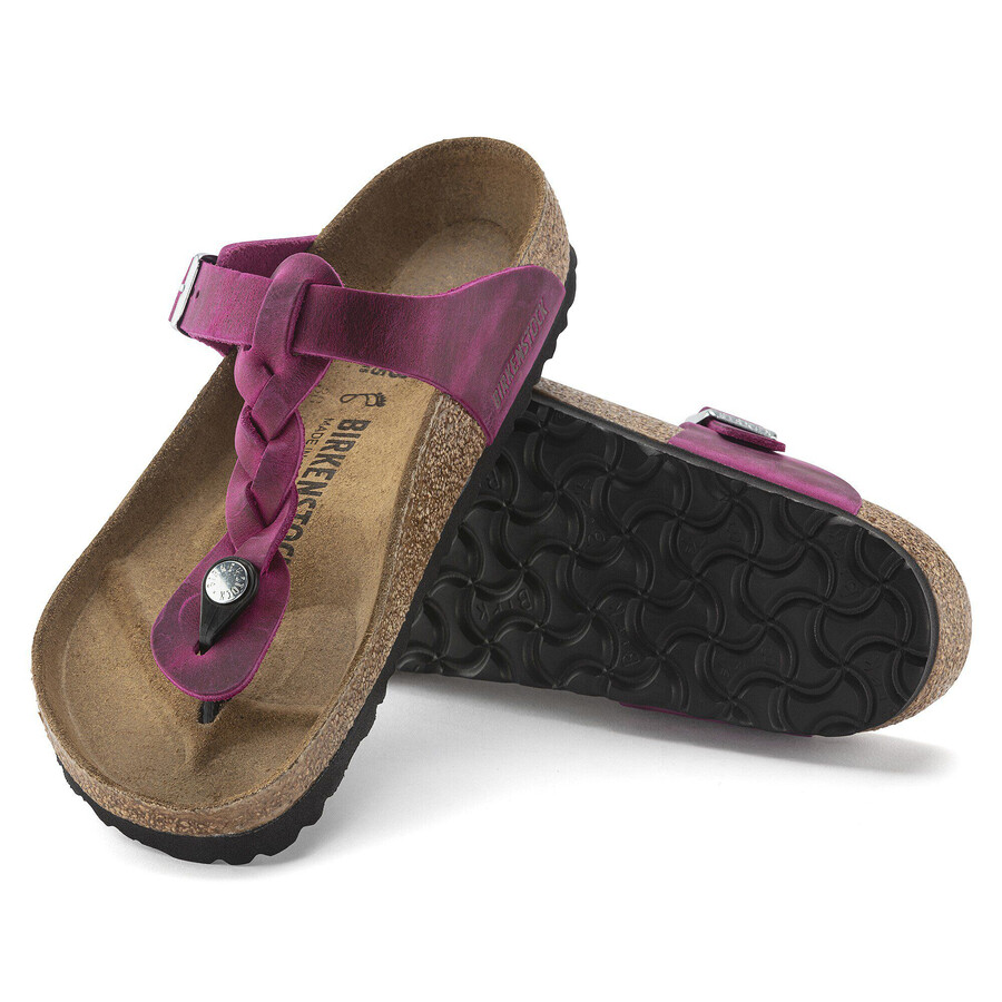 gizeh braided waxy leather
