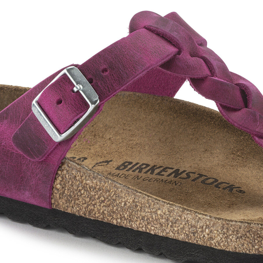 gizeh braided waxy leather