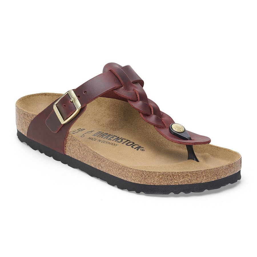 gizeh braided waxy leather