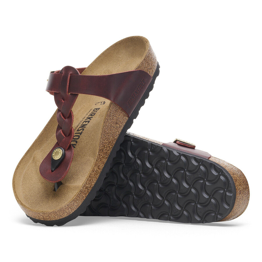 gizeh braided waxy leather