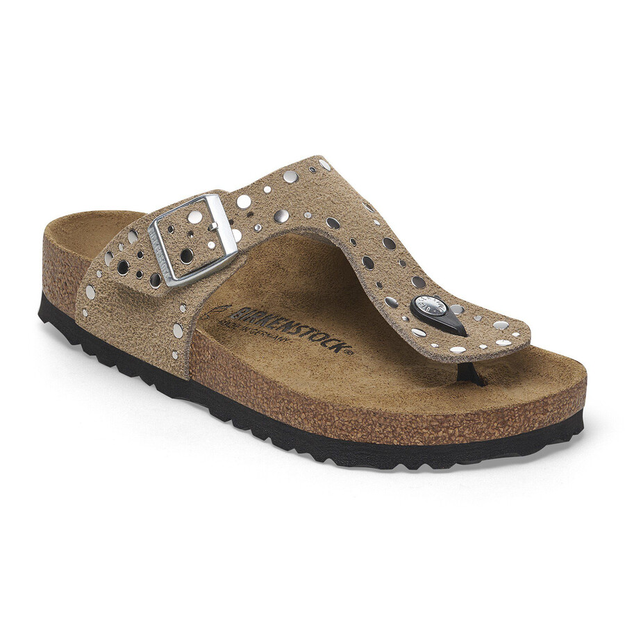 gizeh rivet suede leather
