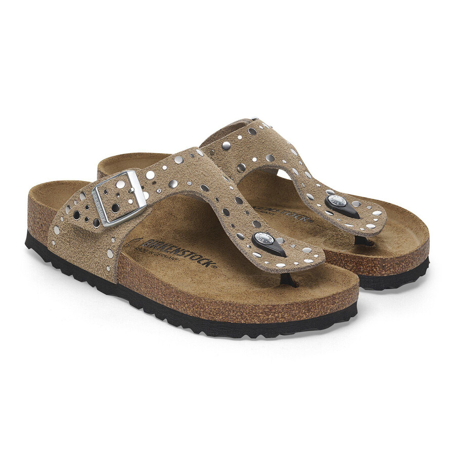 gizeh rivet suede leather