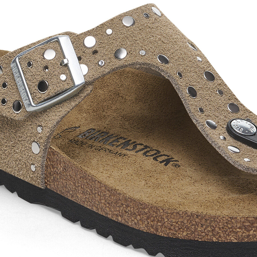 gizeh rivet suede leather