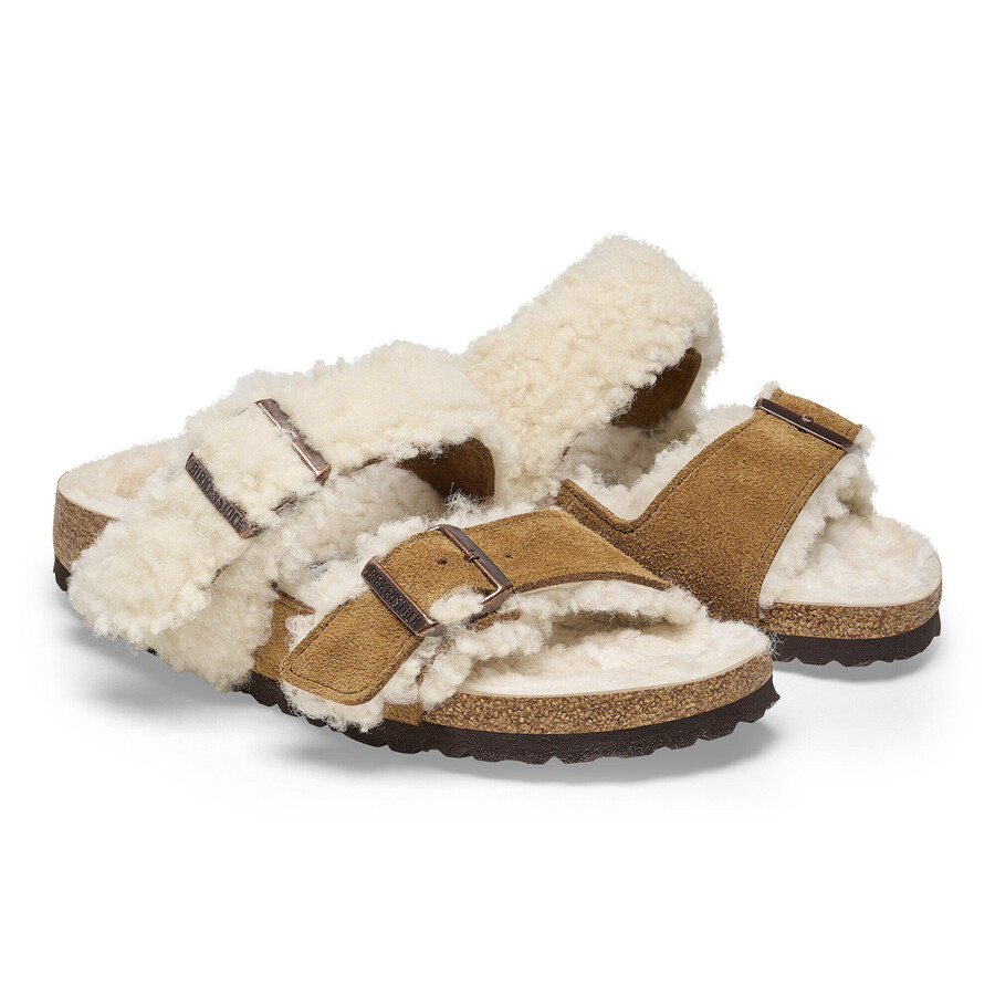 arizona teddy split suede leatherfur