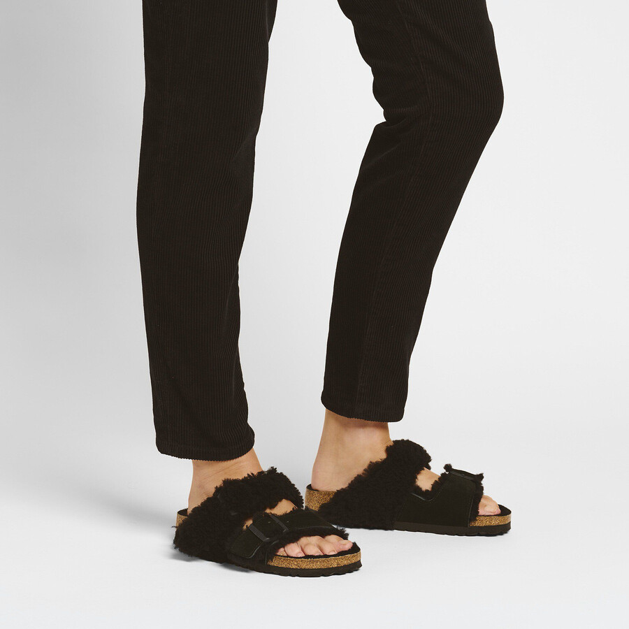 arizona teddy split suede leatherfur