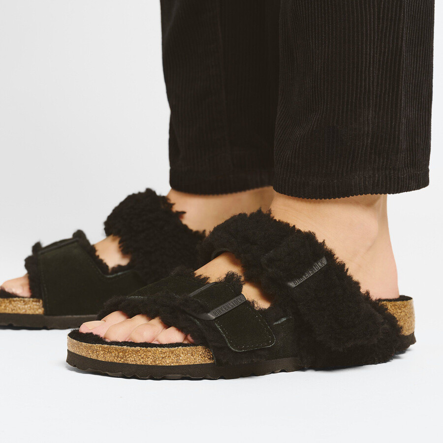 arizona teddy split suede leatherfur