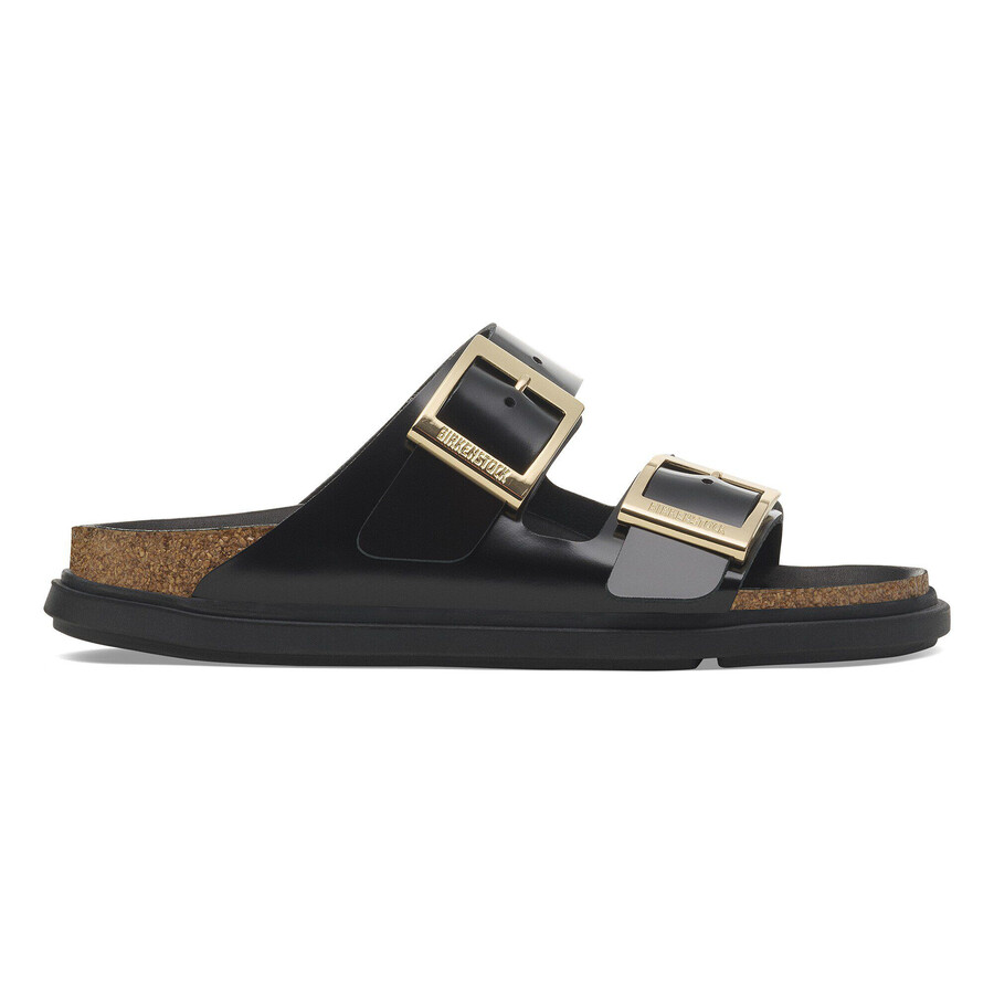 arizona droplet buckle natural leather patent
