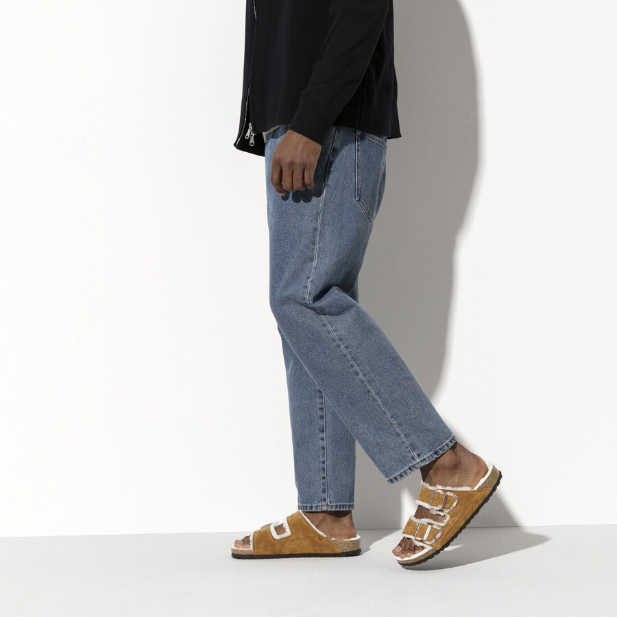 arizona shearling suede leather